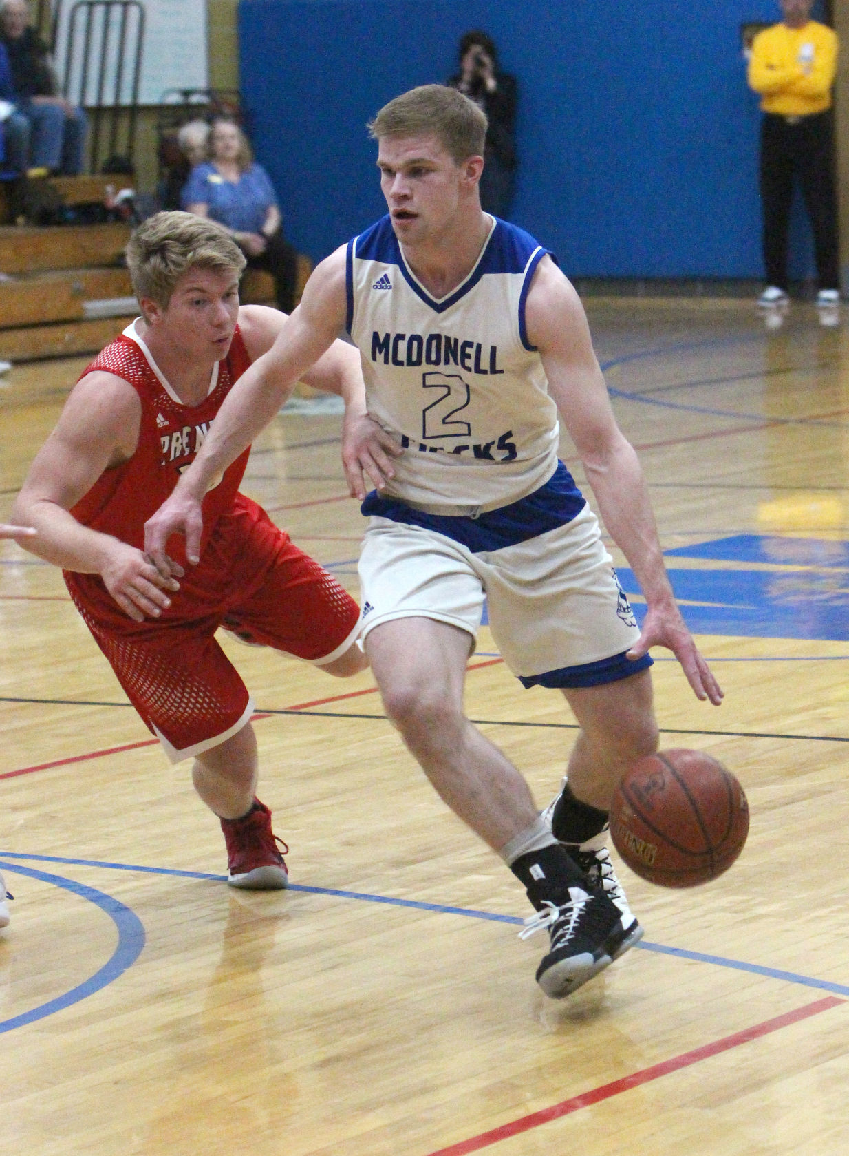 Prentice at McDonell boys basketball 3-2-19
